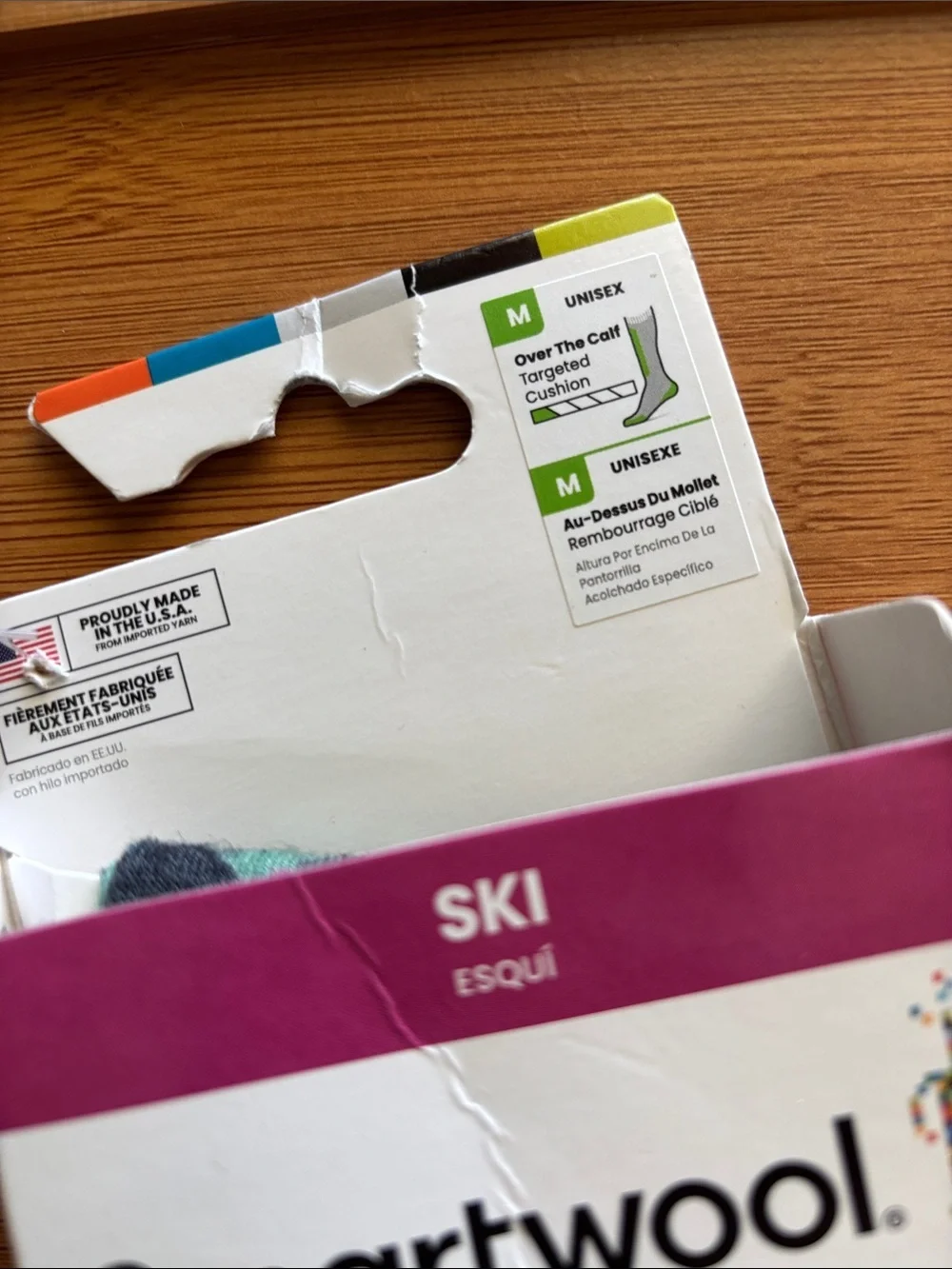 Smartwool Unisex Athletic Ski Socks -Funky